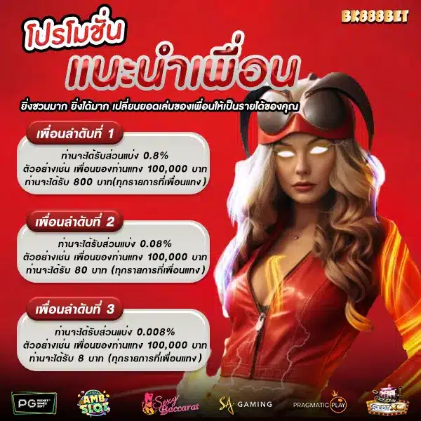โปรโมชั่นแนะนำเพื่อน